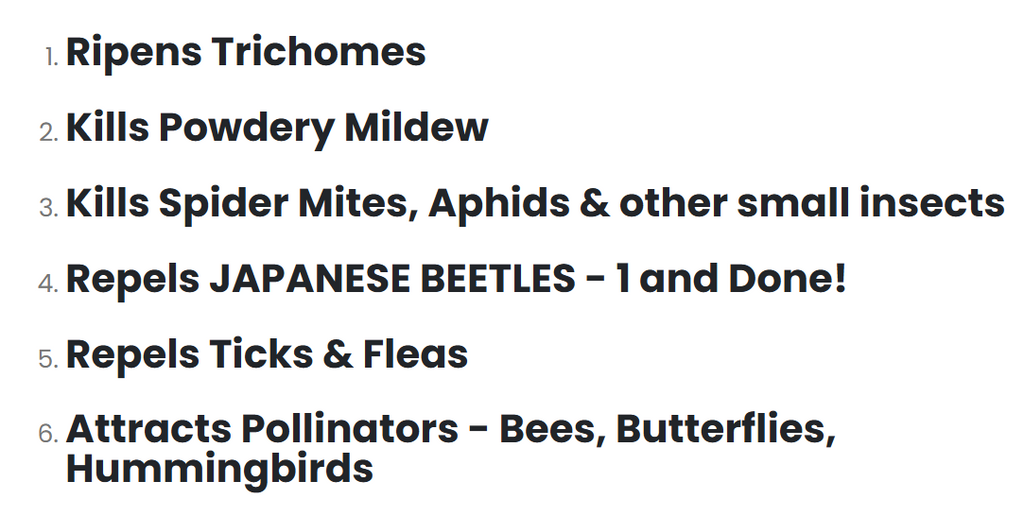 Magic Flower All Natural Pesticide